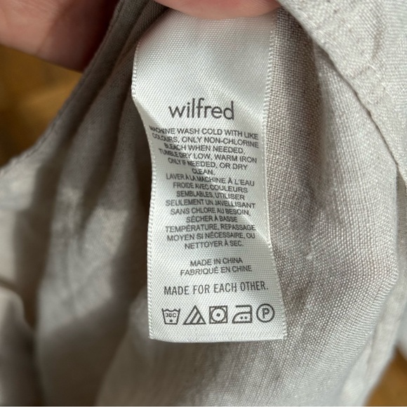 Aritzia Wilfred Sail Shirt Size Small - Picture 6 of 9